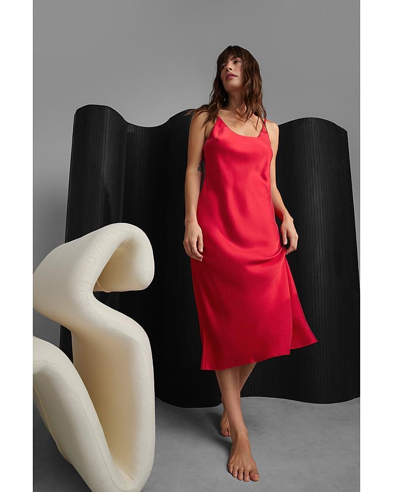 Womens Washable Bias Silk Slip Dress Product Image