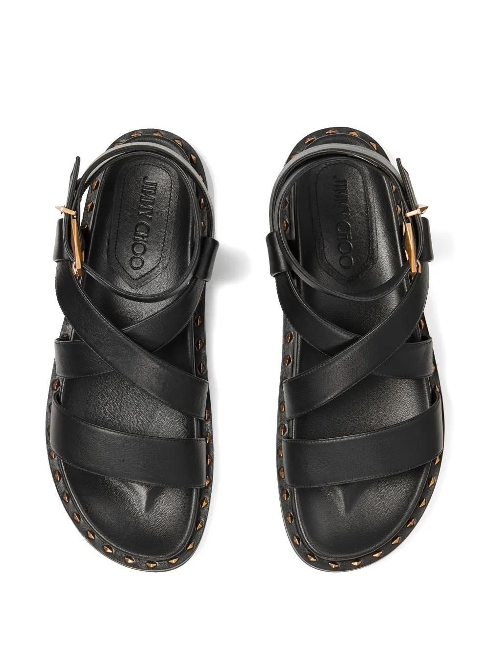 Blaise leather sandals Product Image