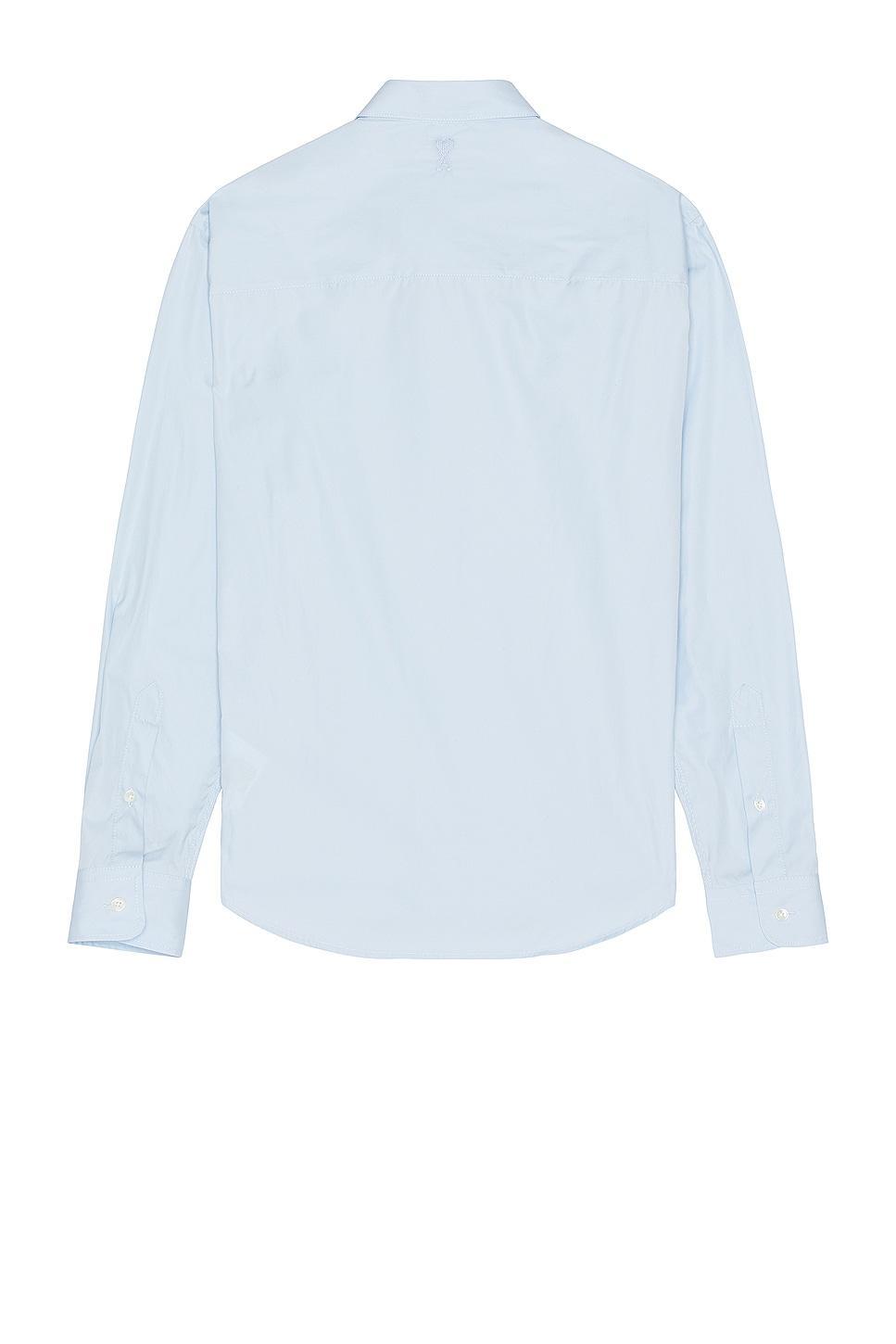 ami Tonal Ami De Coeur Shirt in Blue Product Image