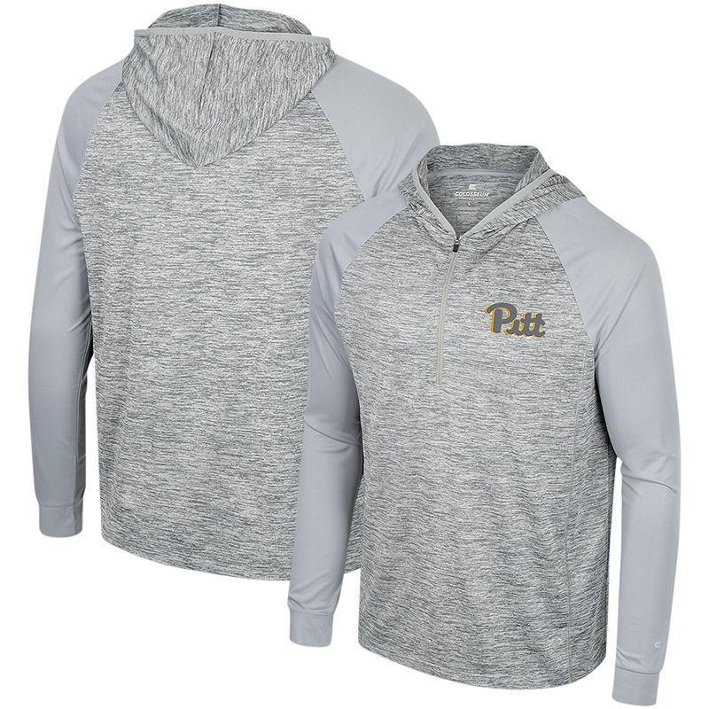 Mens Pitt Panthers Cybernetic Quarter Zip Hooded Windshirt Product Image