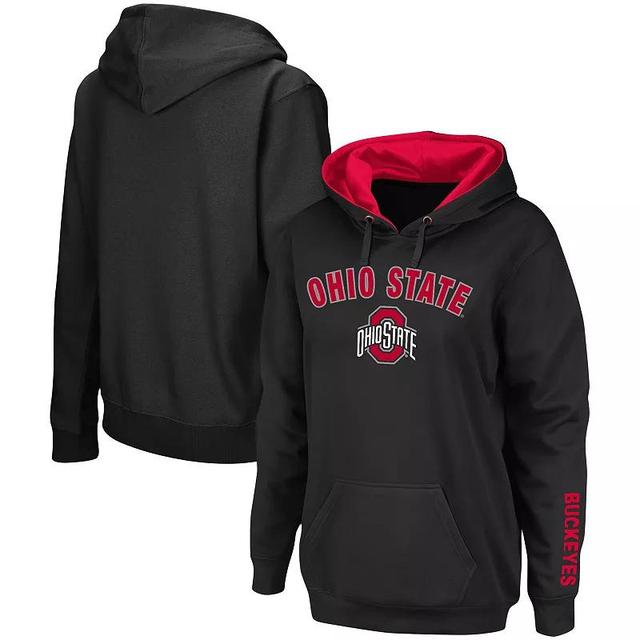 Womens Ohio State Buckeyes Arch & Logo 1 Pullover Hoodie Product Image