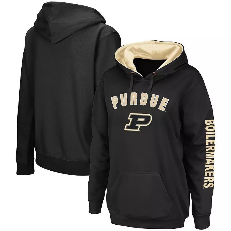 Womens Colosseum Purdue Boilermakers Loud and Proud Pullover Hoodie Product Image