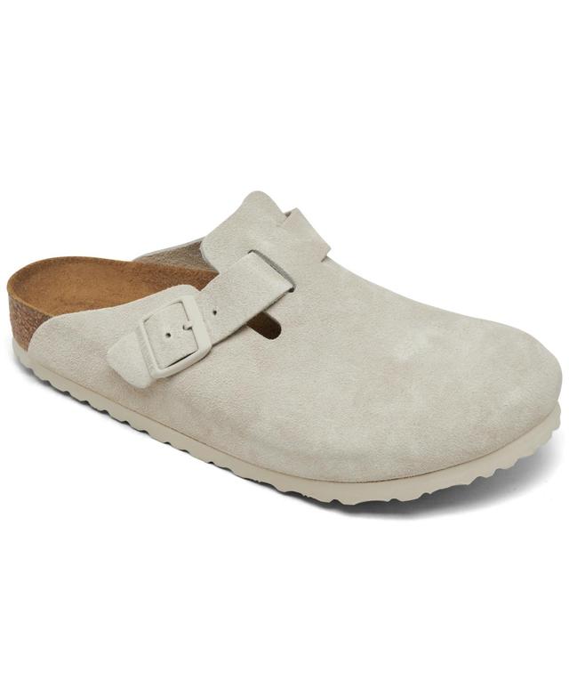 Birkenstock Mens Boston Soft Footbed Suede Leather Clogs from Finish Line Product Image