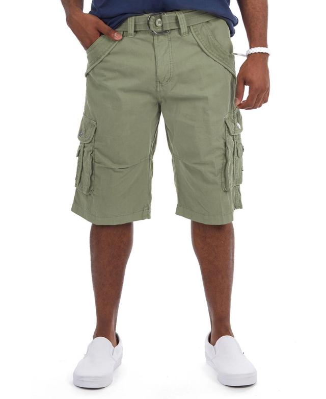 X-Ray Mens Belted Double Pocket Cargo Shorts Product Image