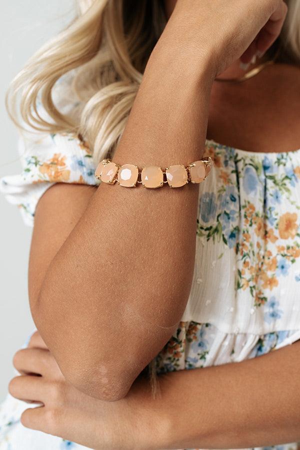 Charlotte Bracelet in Light Peach Product Image