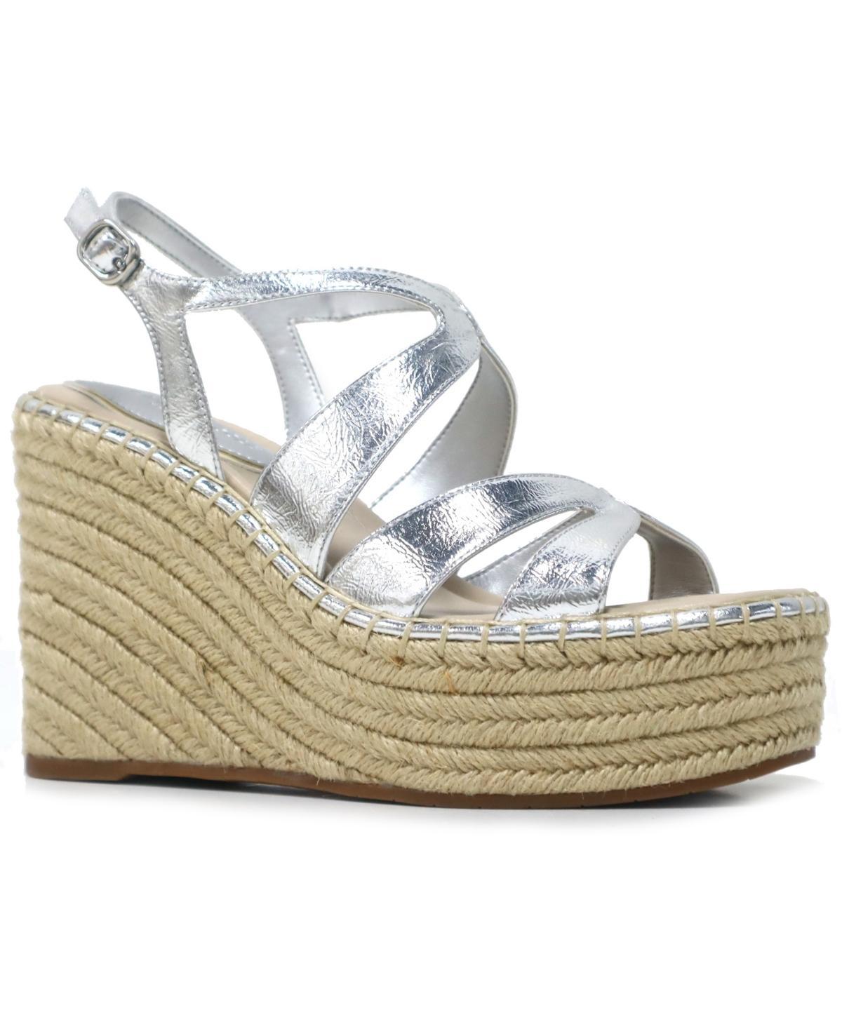 Kenneth Cole New York Womens Solace Espadrille Platform Wedge Sandals Product Image