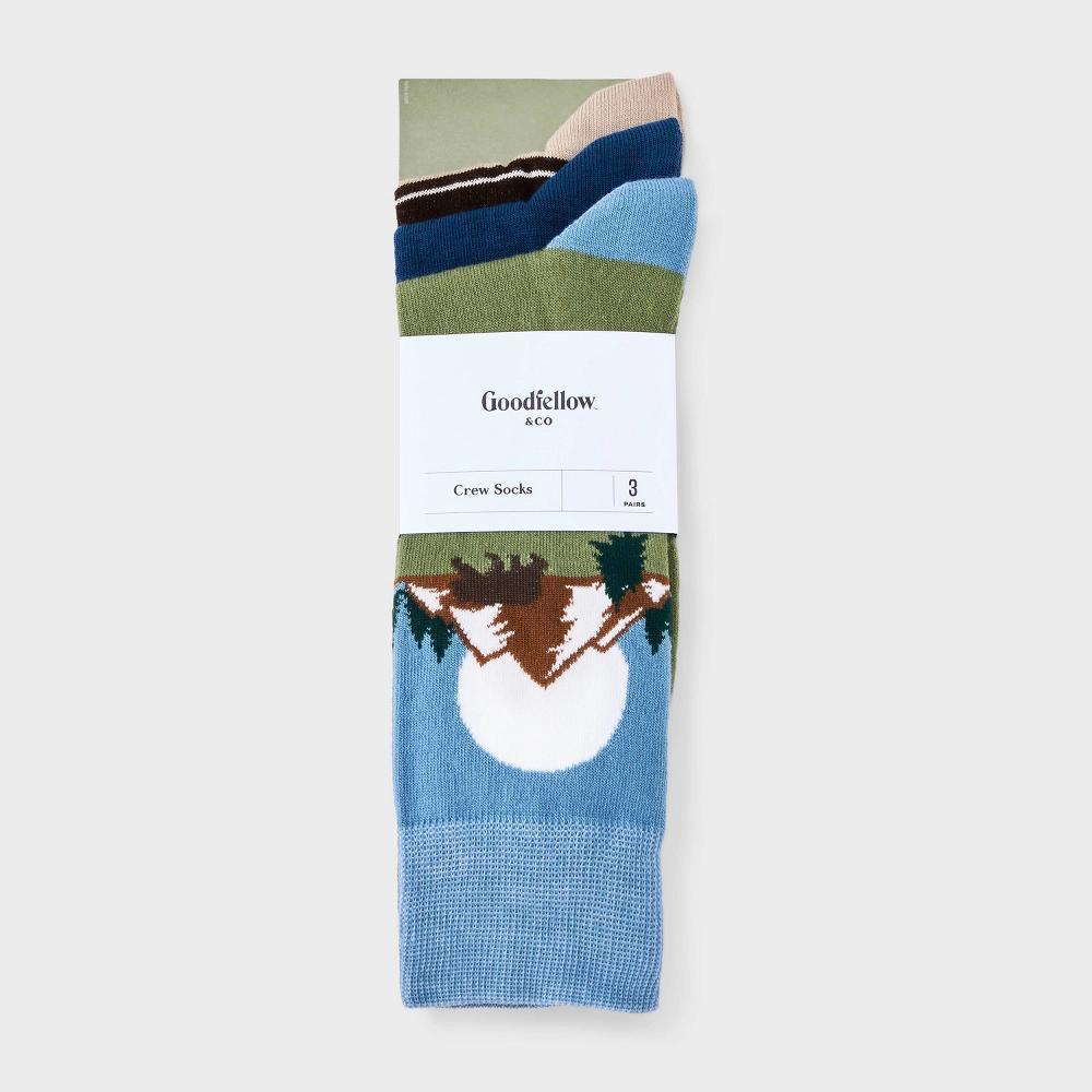 Men's Gifting Socks 3pk - Goodfellow & Co™ 7-12 Product Image