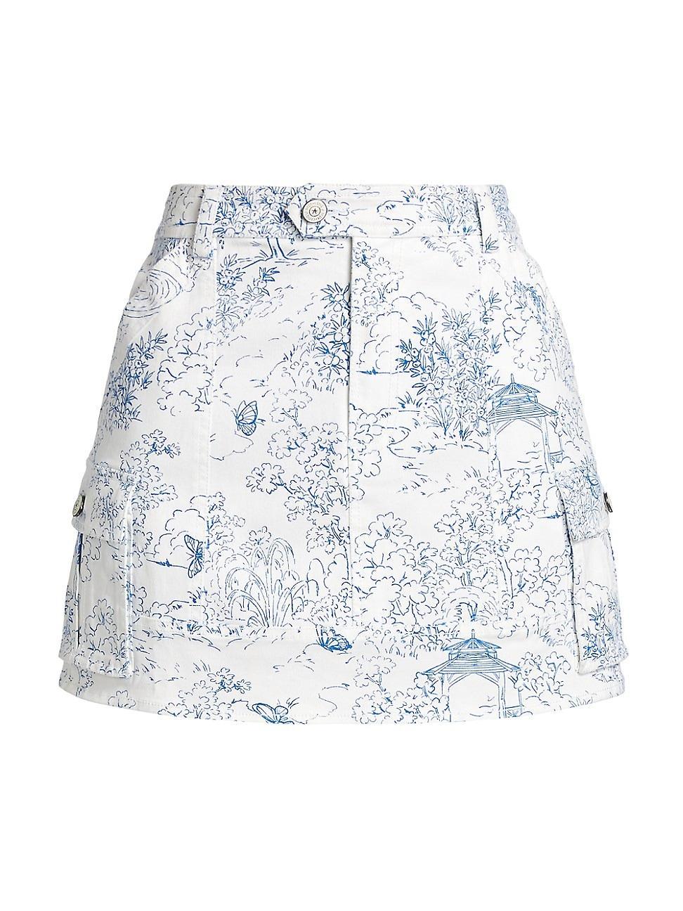 Garden Toile Lina Mini Skirt Product Image