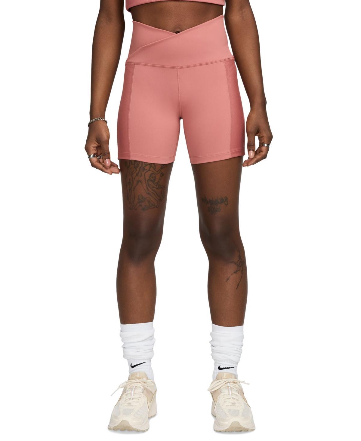 Nike Womens One Wrap High-Waisted 5 Biker Shorts Product Image