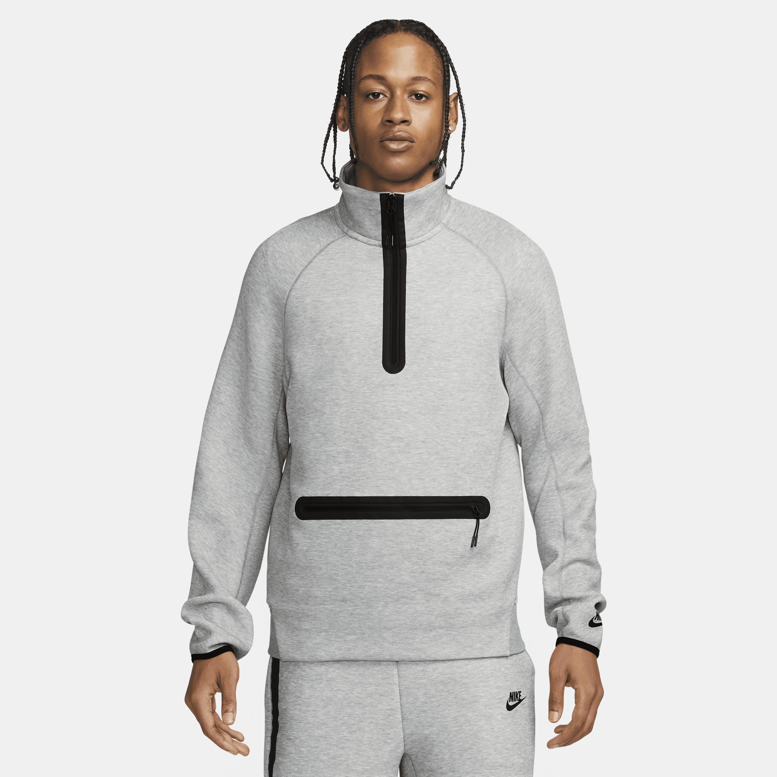 NIKE Gray Half-zip Sweatshirt Product Image