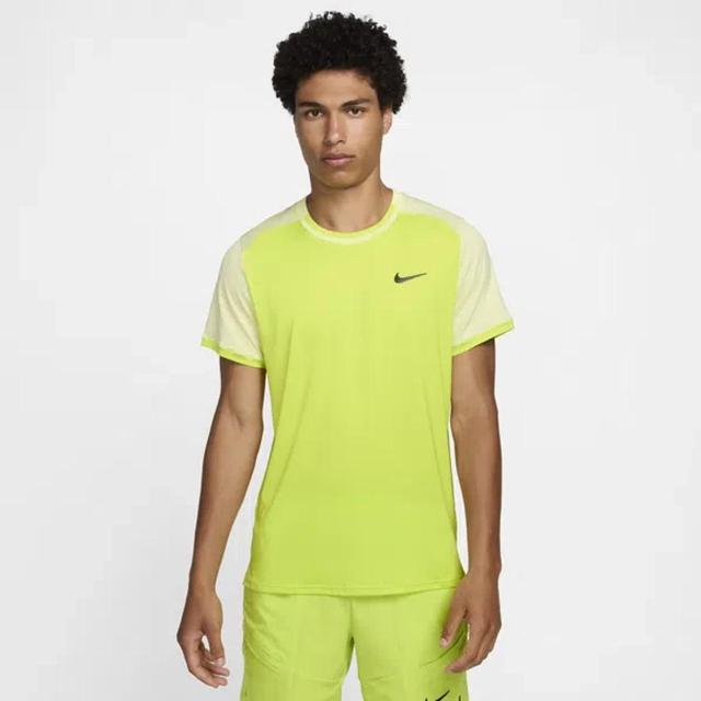 NIKE Men's Advantage Dri-fit Logo Tennis T-shirt In Green Product Image