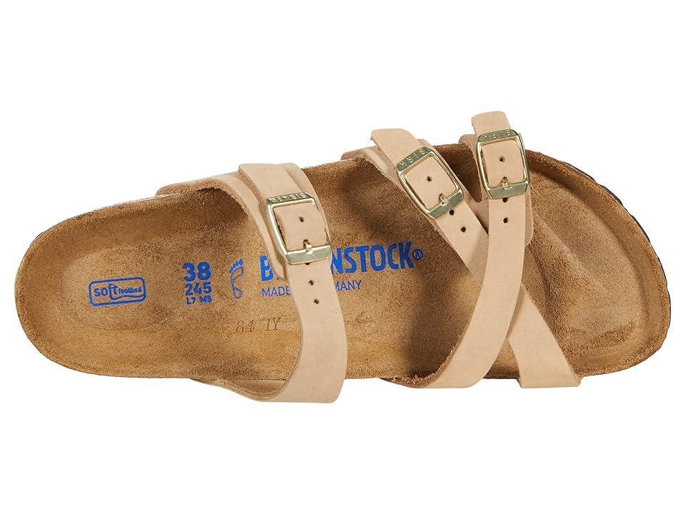 Birkenstock Womens Franca Suede Nubuck Sandals Product Image