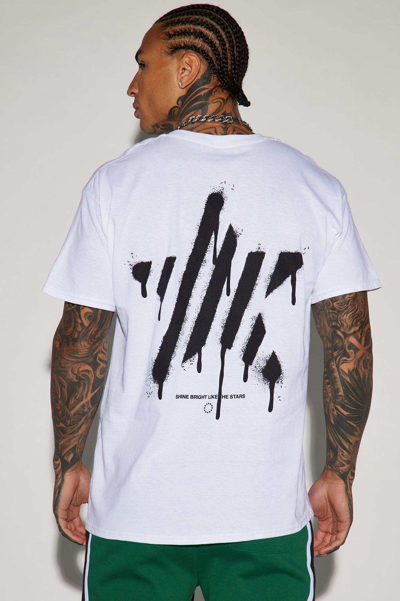 Filling Vacancy Like The Brightest Star Short Sleeve Tee - White Product Image