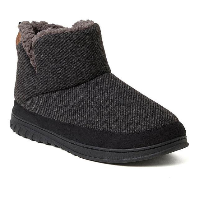 Dearfoams James Woven Mens Bootie Slippers Product Image