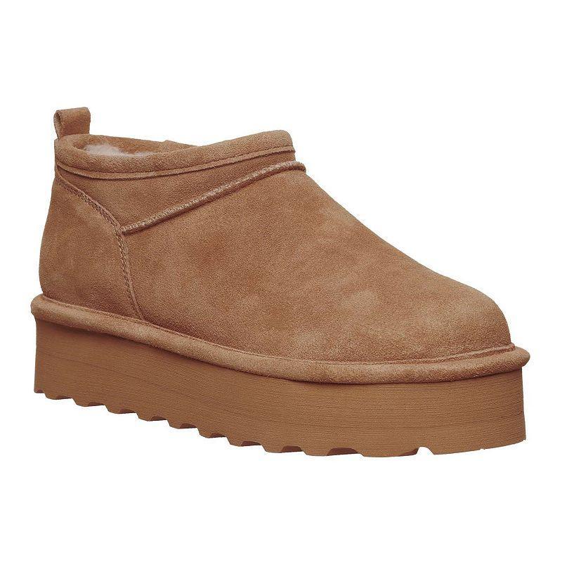 Bearpaw Retro Super Shorty Womens Suede Boots Brown Product Image