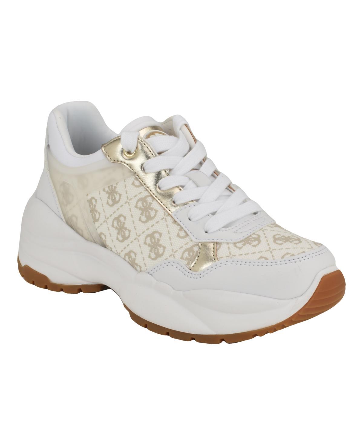 Guess Womens Samra Lace-Up Logo Joggers Sneakers Product Image