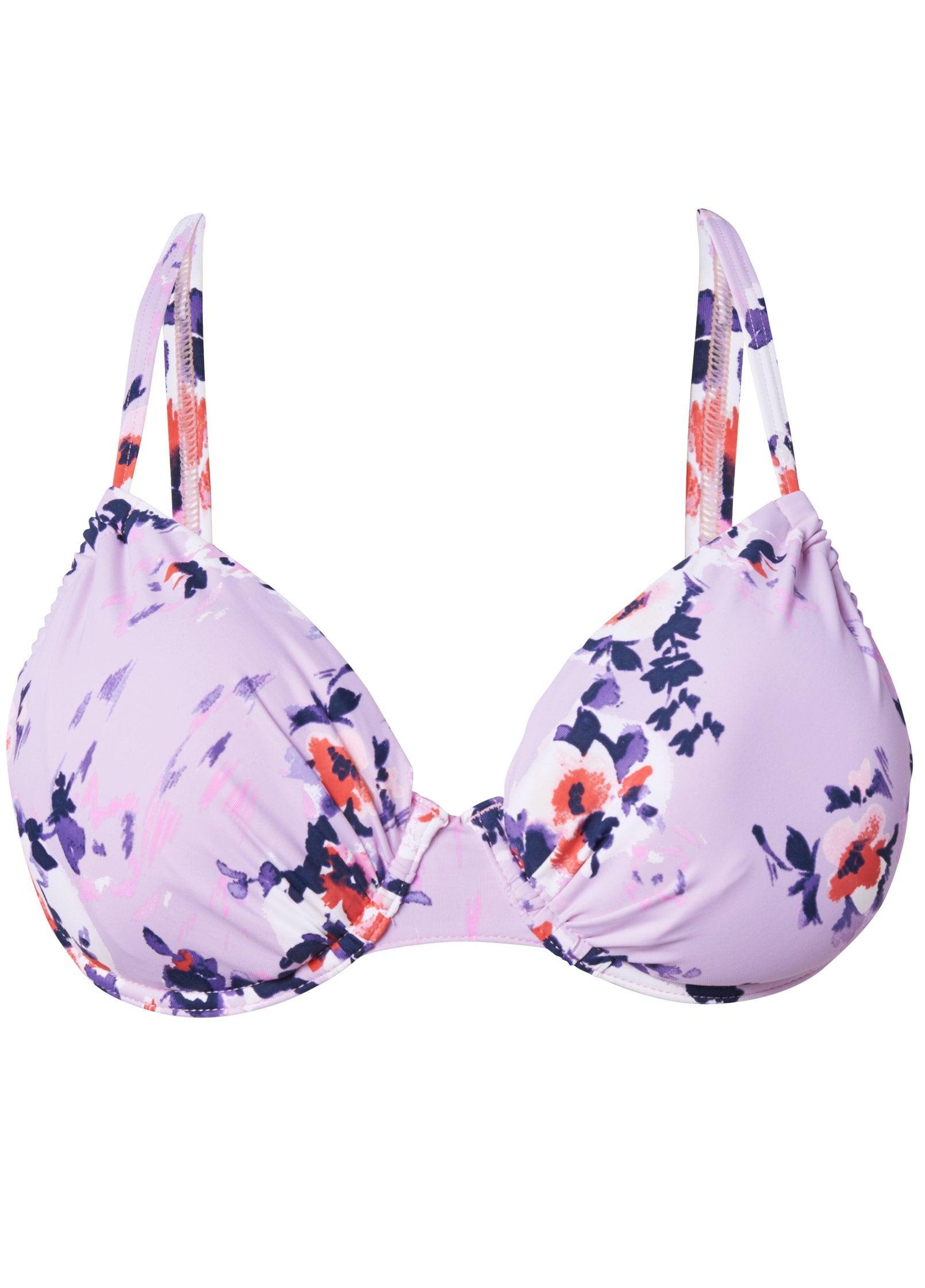 Underwire Bra Bikini Top - Floral Flair Product Image