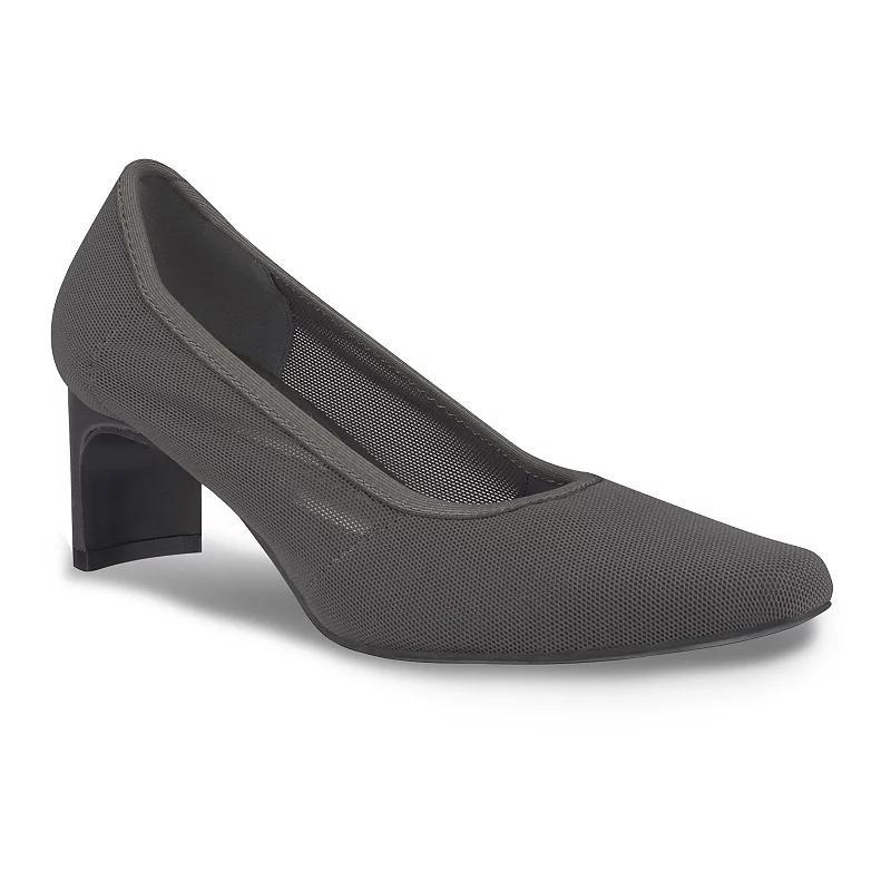 Impo Ellanore Womens Stretch Dress Pumps Grey Product Image