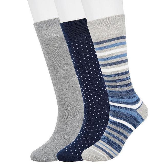 Mens Sonoma Goods For Life 3-pack Patterned Dress Socks Product Image