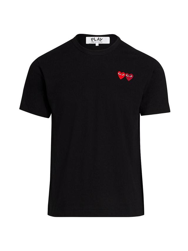 Mens Embroidered Heart Patch Tee Product Image