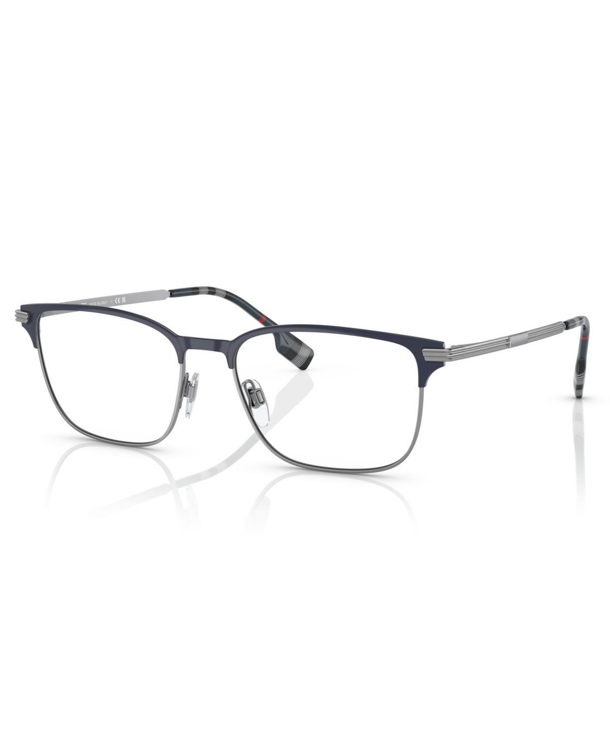 Burberry Mens Rectangle Eyeglasses, BE137257-o - Blue Product Image