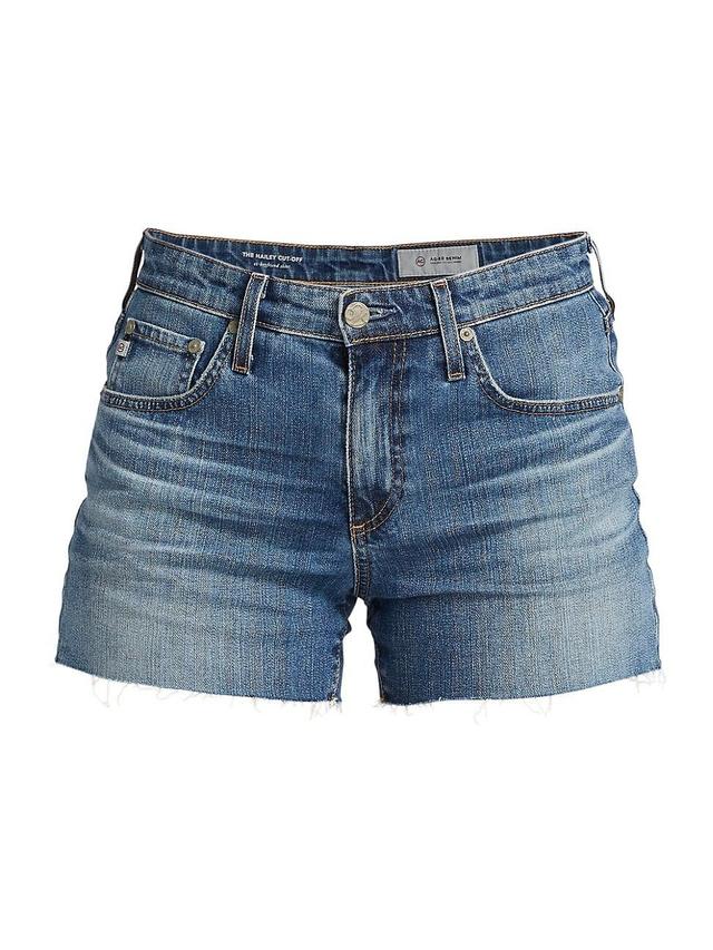 Womens Hailey Cut-Off Denim Shorts Product Image