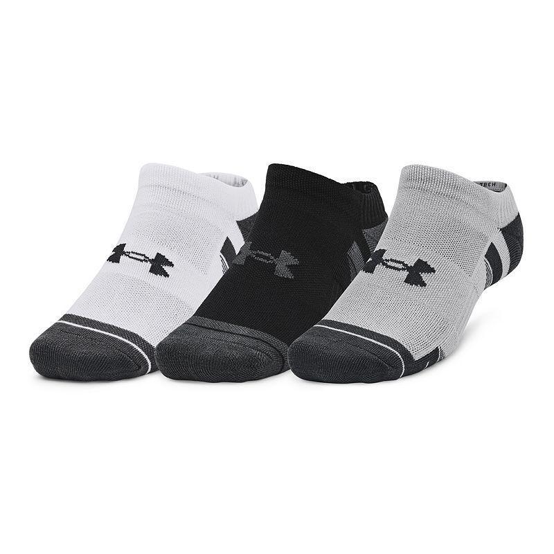 Under Armour Performance Tech 3-Pack No Show Socks, Womens Product Image