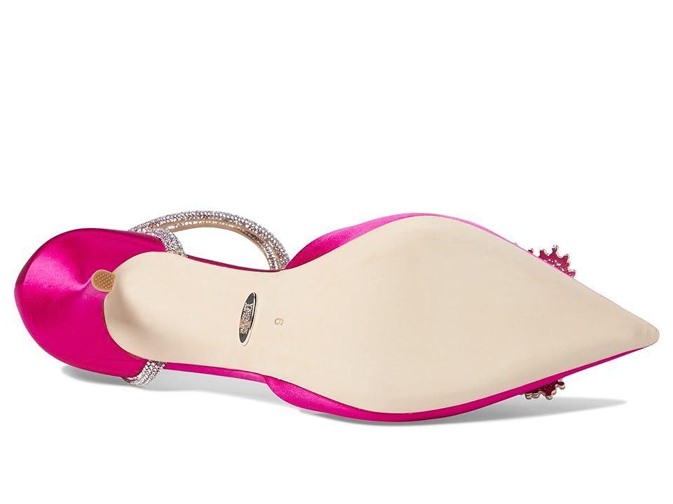 Badgley Mischka Saint (Fuchsia Satin) Women's Shoes Product Image