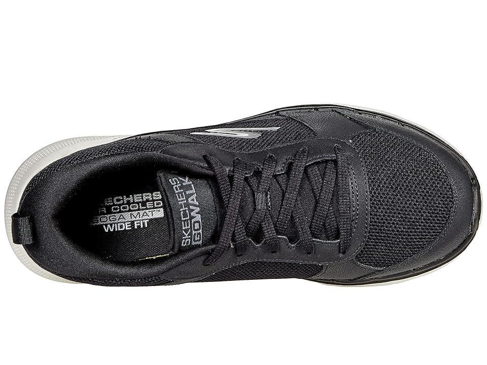 SKECHERS Performance Go Walk 6 - Compete Gray) Men's Shoes Product Image