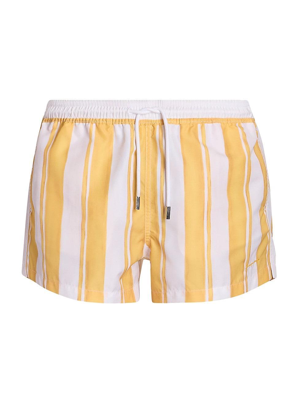 Mens Striped Swim Shorts Product Image