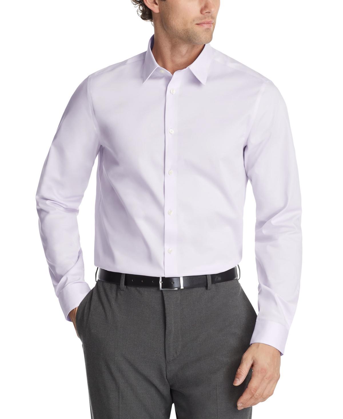 Calvin Klein Mens Steel Plus Regular Fit Modern Pin Cord Dress Shirt Product Image