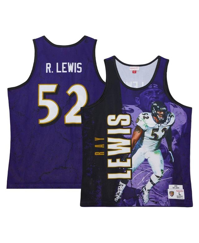 Mens Mitchell & Ness Ray Lewis Baltimore Ravens 2000 Player Burst Tank Top Product Image