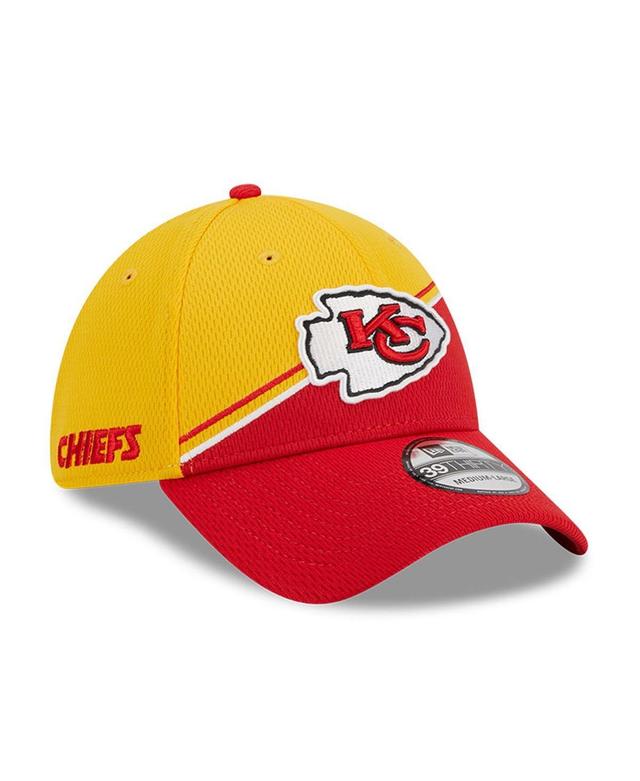 Mens New Era Gold Kansas City Chiefs 2023 Sideline 39THIRTY Flex Hat - Gold Product Image