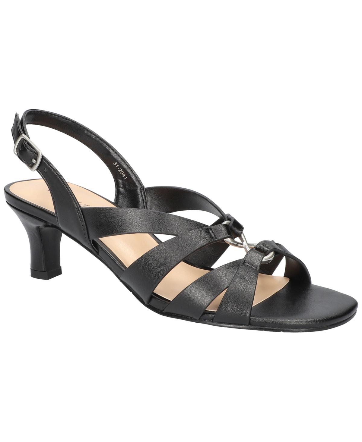 Easy Street Zazie Womens Slingback Heeled Sandals Grey Product Image