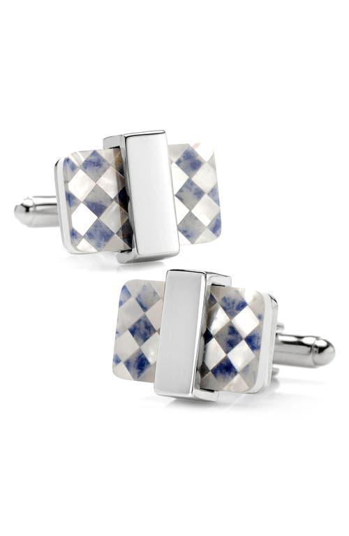 Cufflinks, Inc. Checkered Mother Of Pearl Cuff Links Product Image