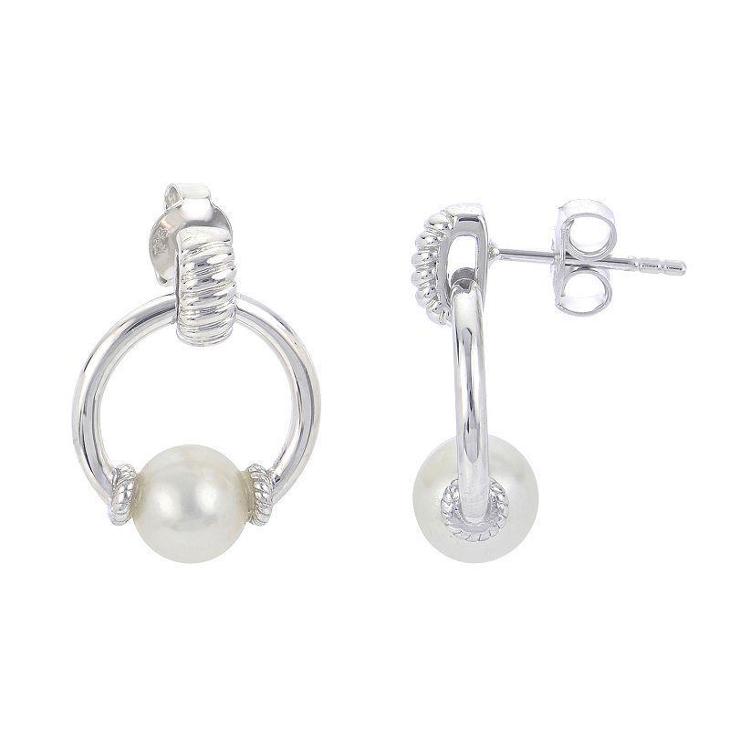 Pearlustre By Imperial Sterling Silver Freshwater Pearl Earring Product Image