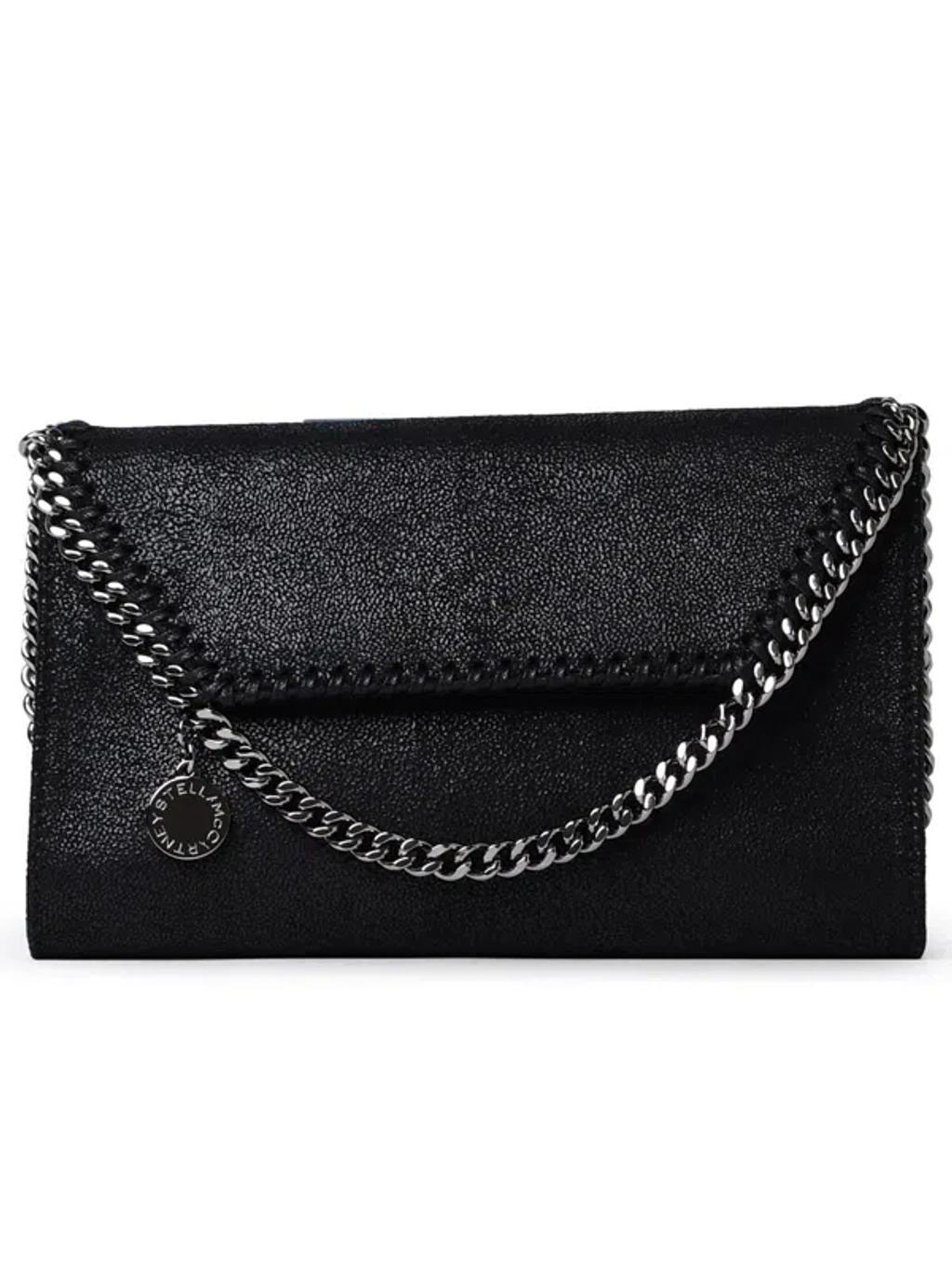 Black Polyester Small Falabella Bag Product Image