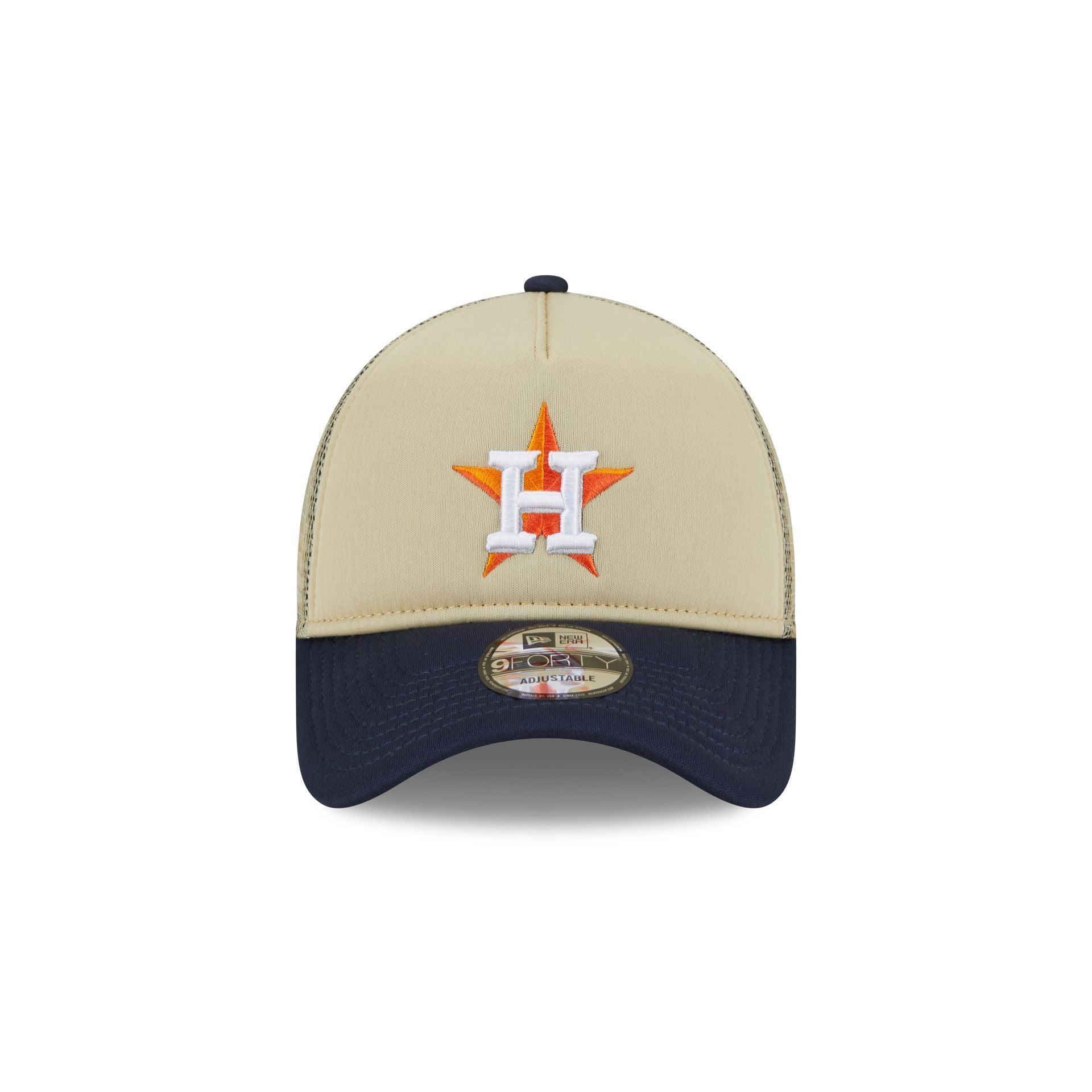 Houston Astros All Day 9FORTY A-Frame Trucker Hat Male Product Image