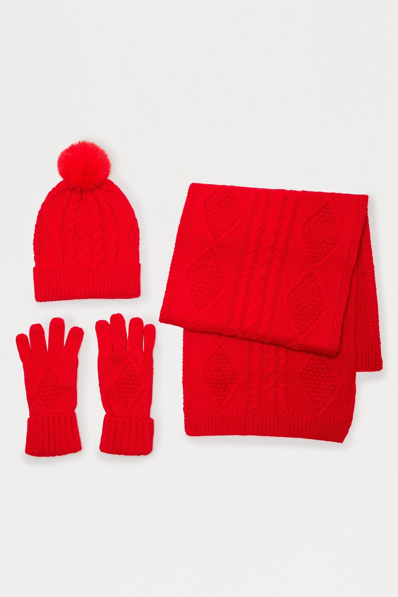 Dashing Through The Snow 3 Piece Set - Red Product Image