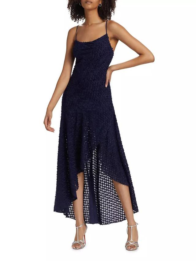 Lorena Textured High-Low Maxi Dress Product Image