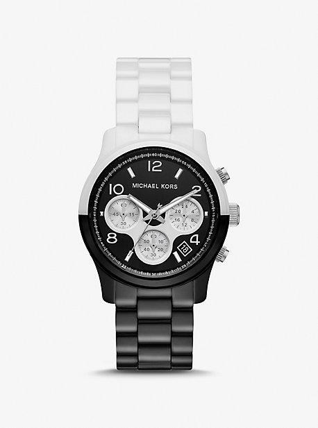 Runway Two-Tone Ceramic Watch Product Image