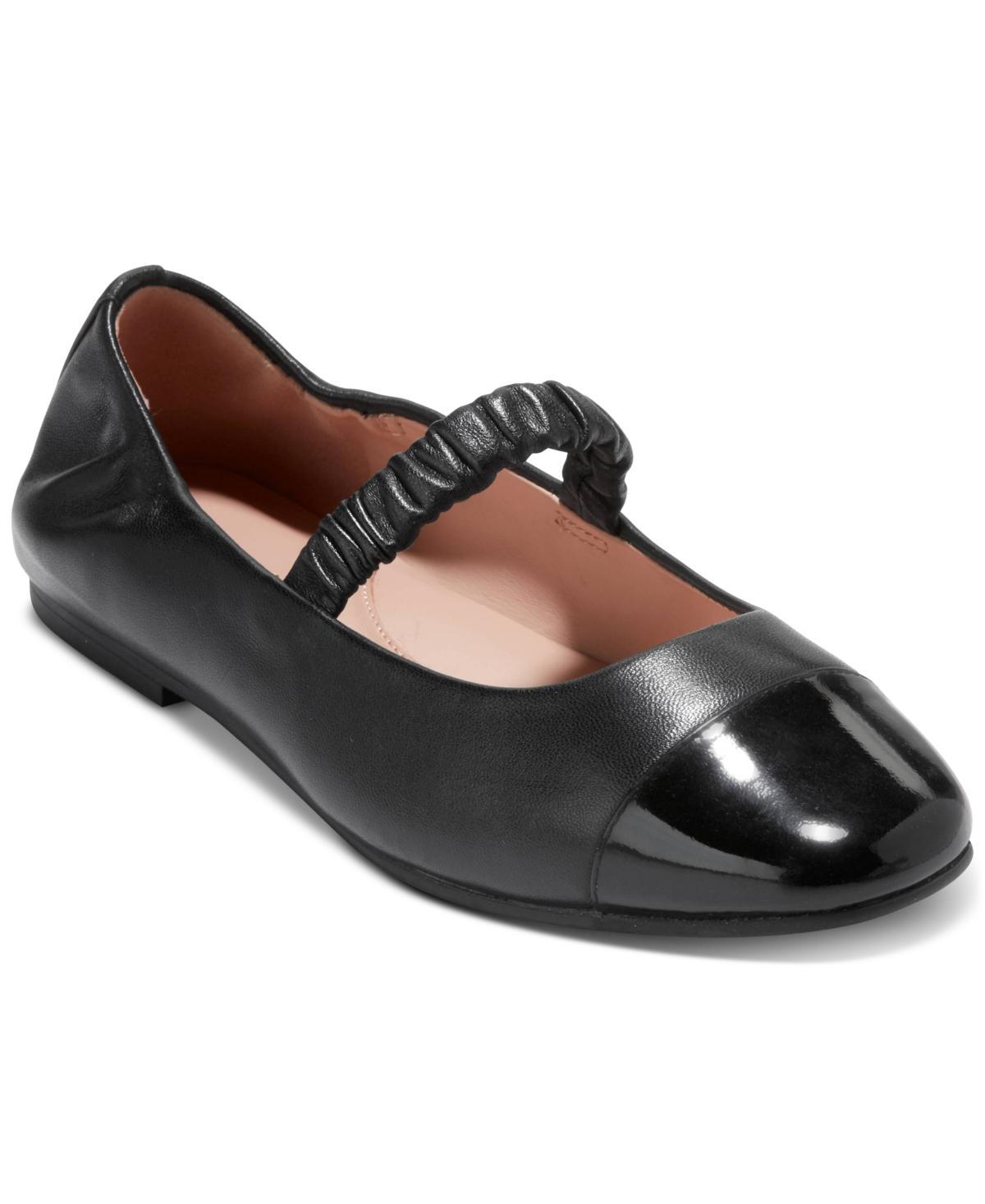 Cole Haan Womens Yvette Slip-On Ballet Flats - Porcelain Leather Product Image