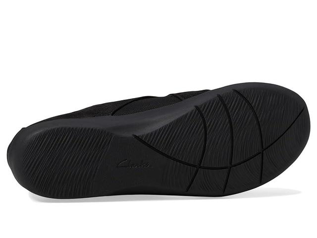 Clarks Sillian Bella (Black Synthetic Nubuck) Women's  Shoes Product Image