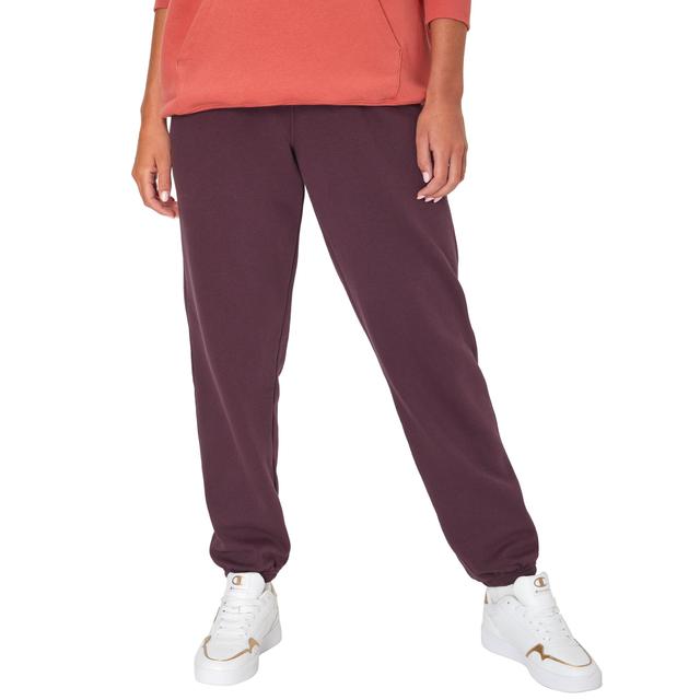 Womens Champion Classic Fleece Sweatpants, C Logo Rock On Purple L Product Image