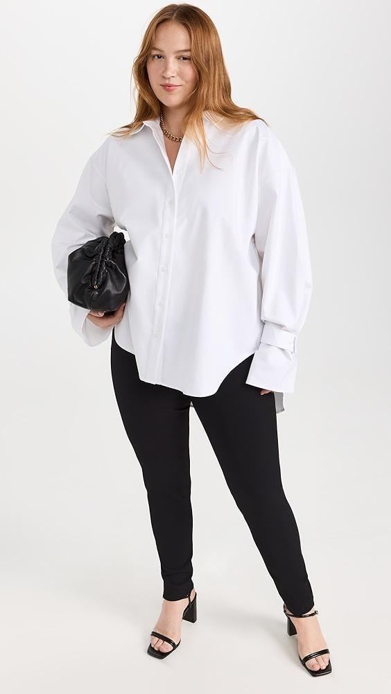 Veronica Beard Black Scuba Leggings | Shopbop Product Image