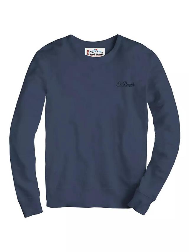 St Barths Long-Sleeve Crewneck T-Shirt Product Image