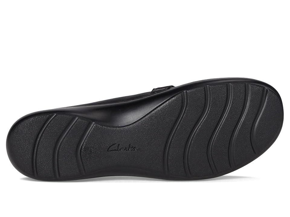 Clarks Cora Amanda Leather) Women's Flat Shoes Product Image