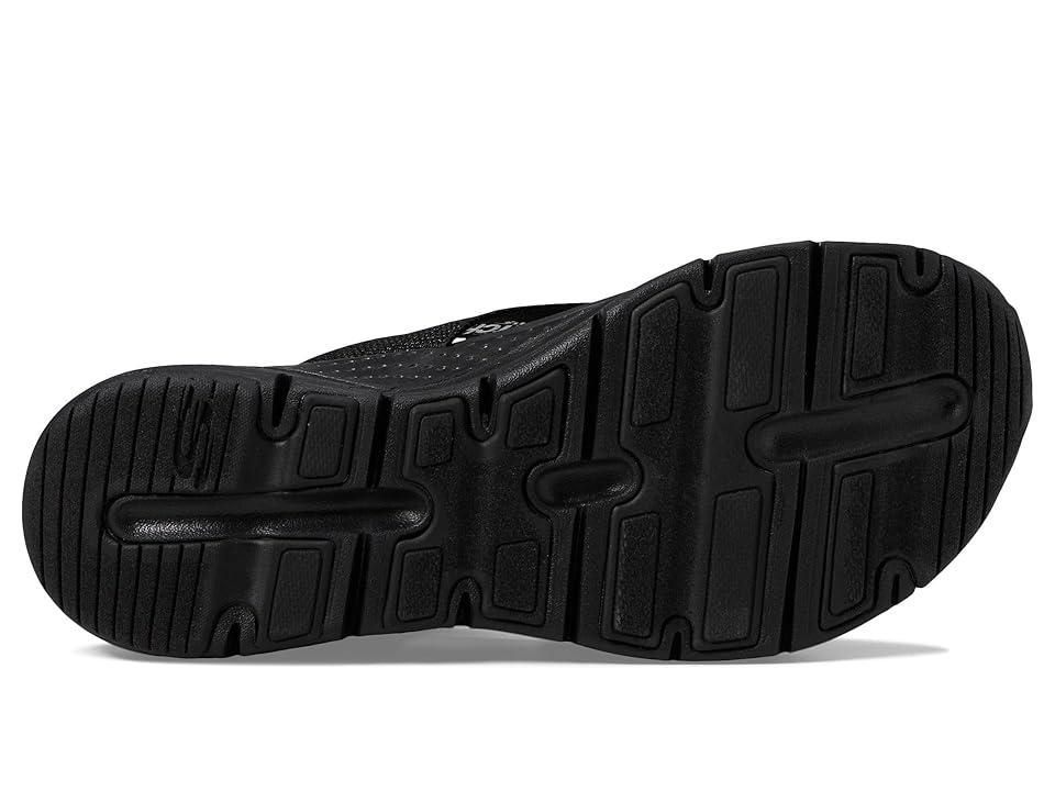 SKECHERS Arch Fit - New Beginning Black) Women's Shoes Product Image