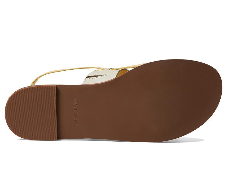 Cole Haan Flynn Flat Sandal (Gold Haze/Ivy Leather) Women's Shoes Product Image