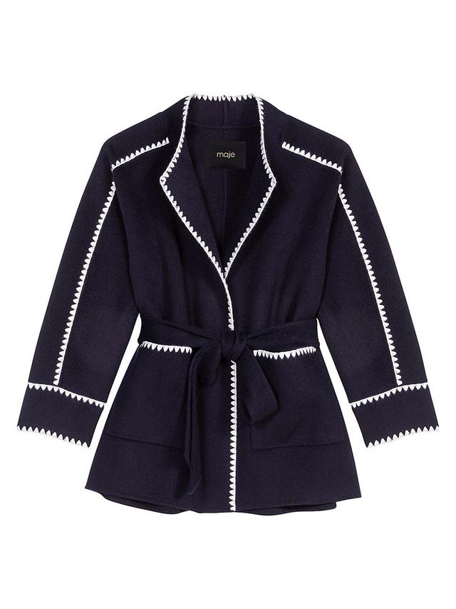 Womens Double-Faced Coat Product Image